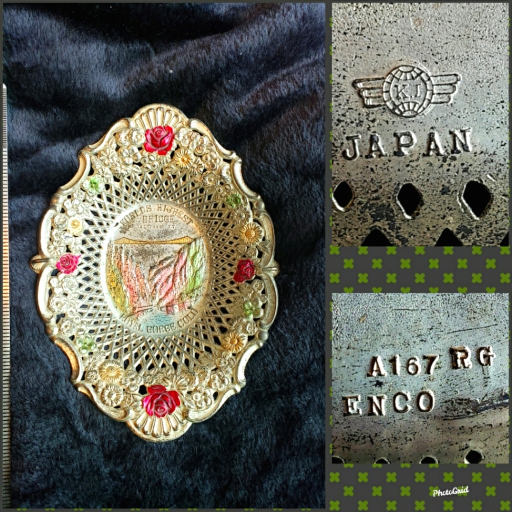 Vintage Souvenir Dish - Royal Gorge, Colorado